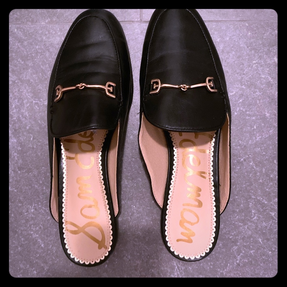 Sam Edelman black leather mule - size 7